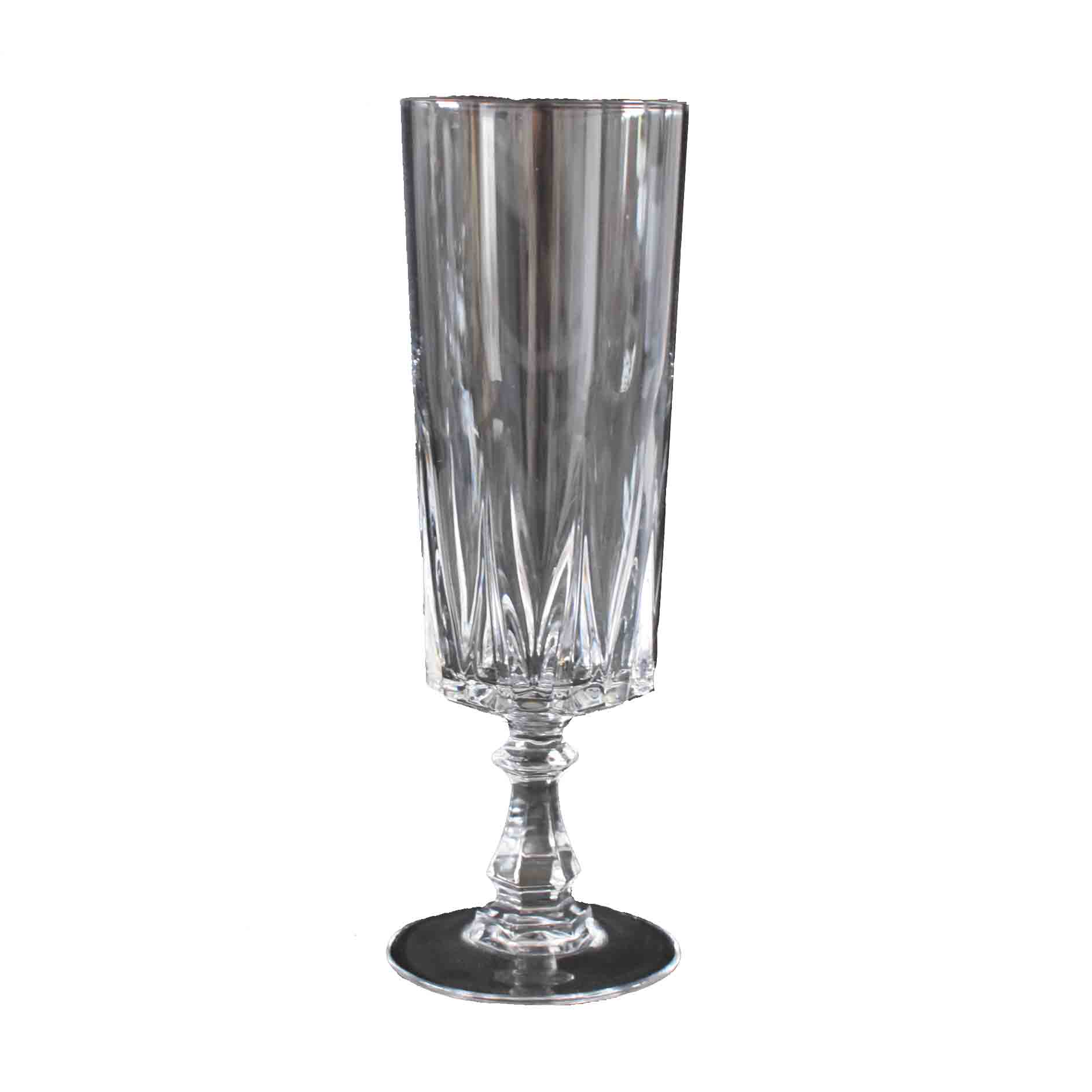 Champagne glasses in Arques crystal