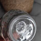 Pressed glass soliflore vase