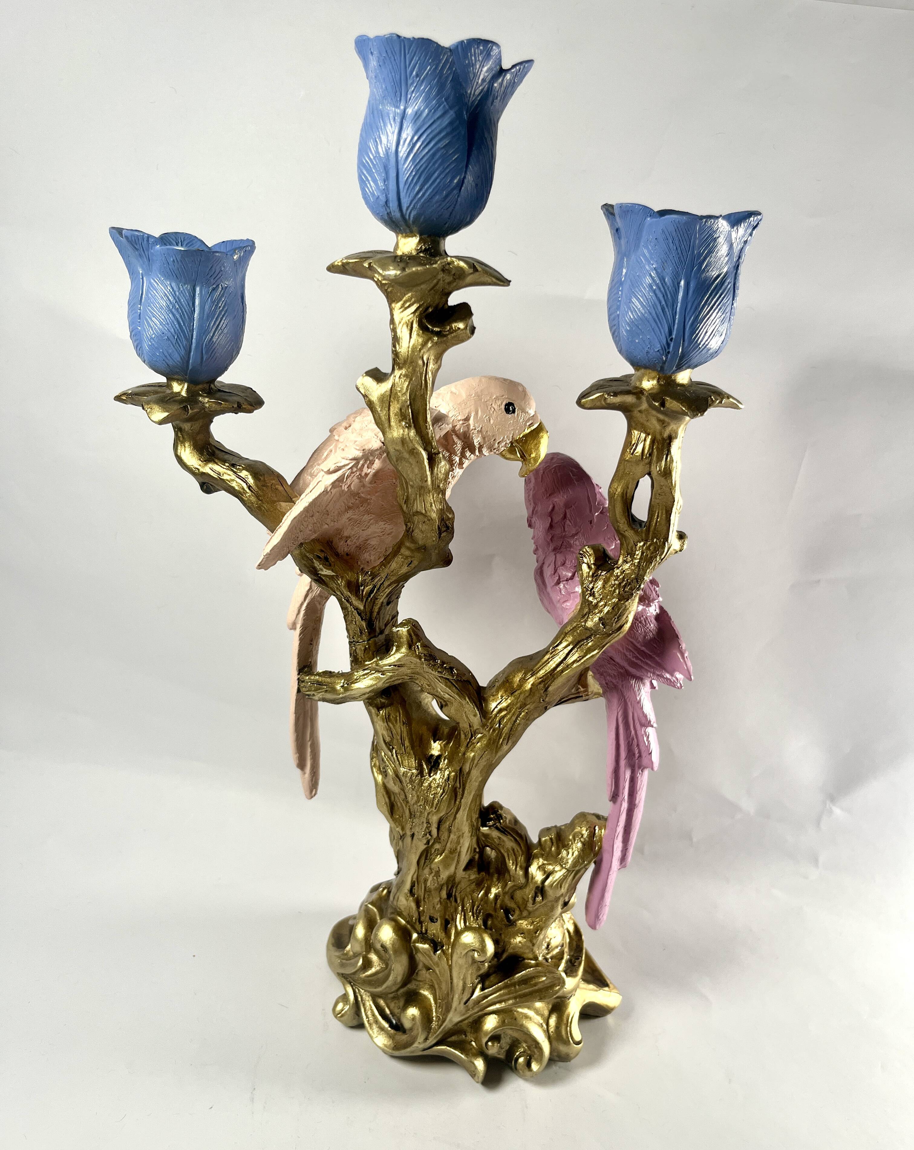 Werner Voss parrot candlestick