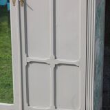 Vintage upholstered Parisian wardrobe