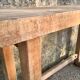 Solid wood carver's workbench