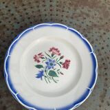 Plat a gateaux, modele Elorn, digoin, sarreguemines, vintage