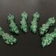 6 ceramic poodle knife holder