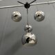 Chrome pendant lamp 1960s
