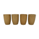 4 verres Digoin en grès