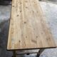 Table de ferme plateau brut 4-6 repas