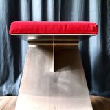 70s folded stainless steel stool
