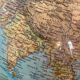 Very large luminous terrestrial globe Hercules 1960