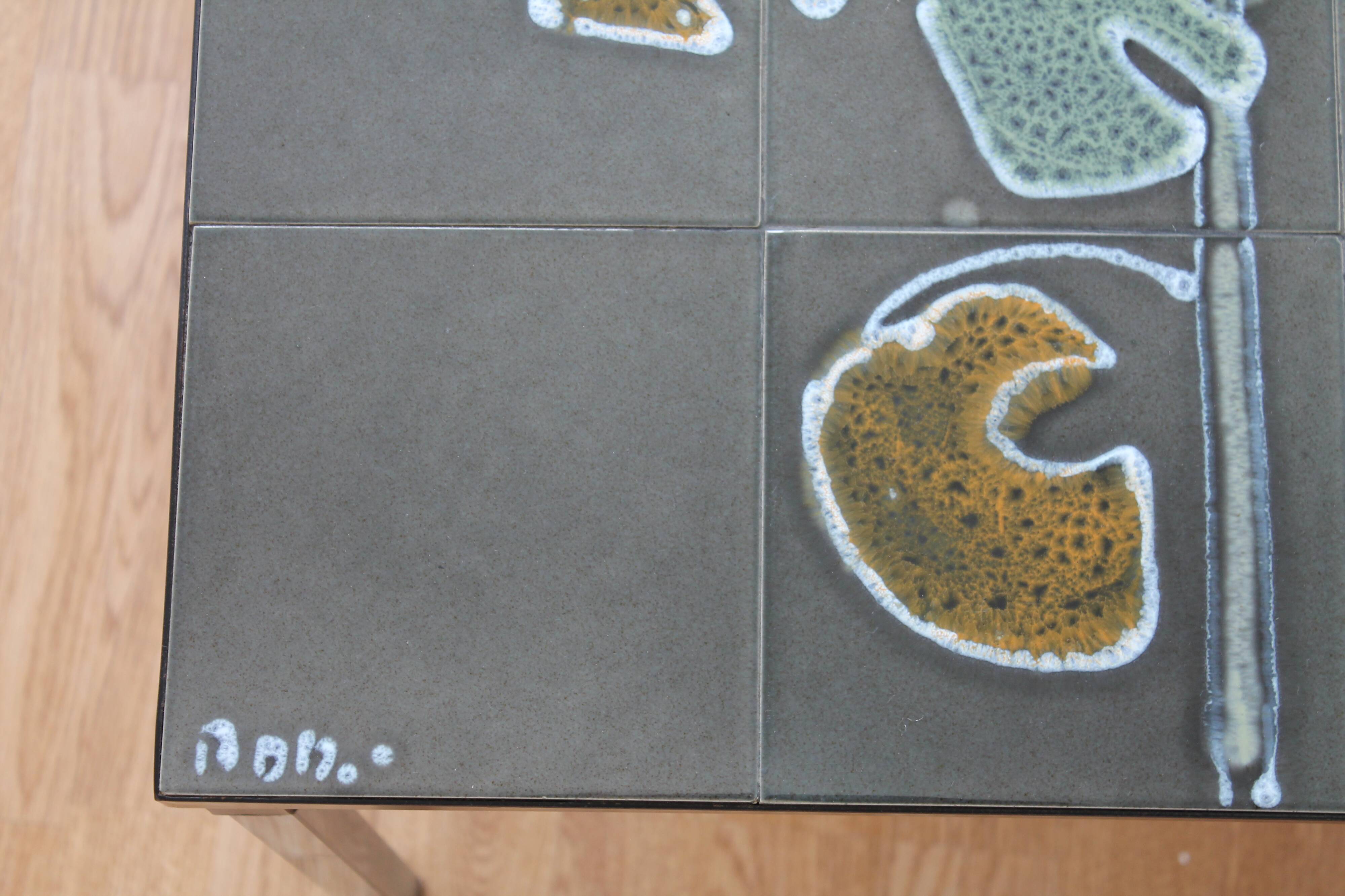 70's vintage ceramic coffee table