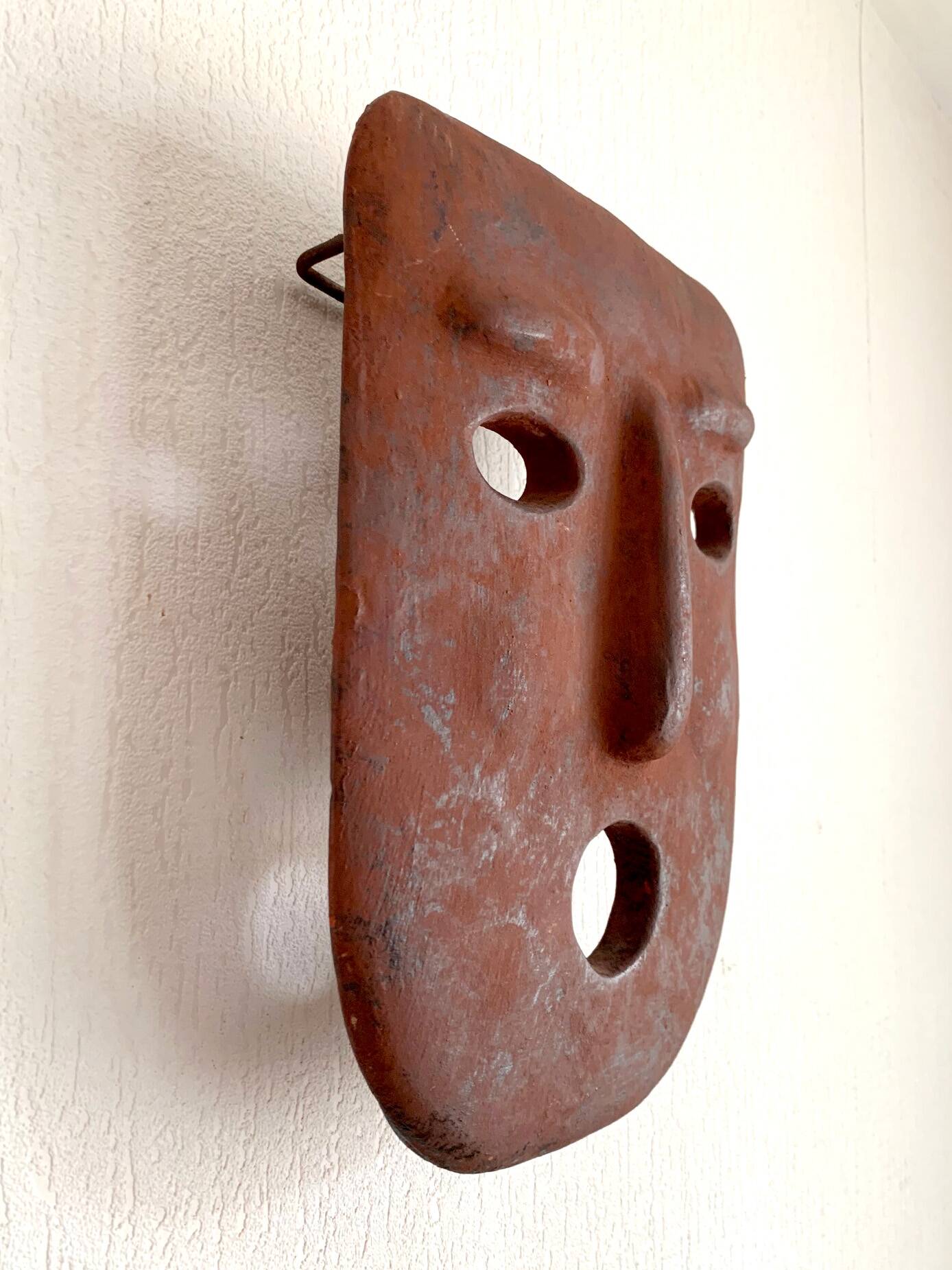 Italian terracotta mask from the 60s