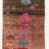 Tapis berbère marocain Boujaad coloré 2,57x1,65m