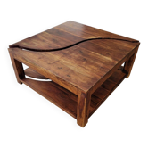 Design coffee table in 2 parts from around 1970.