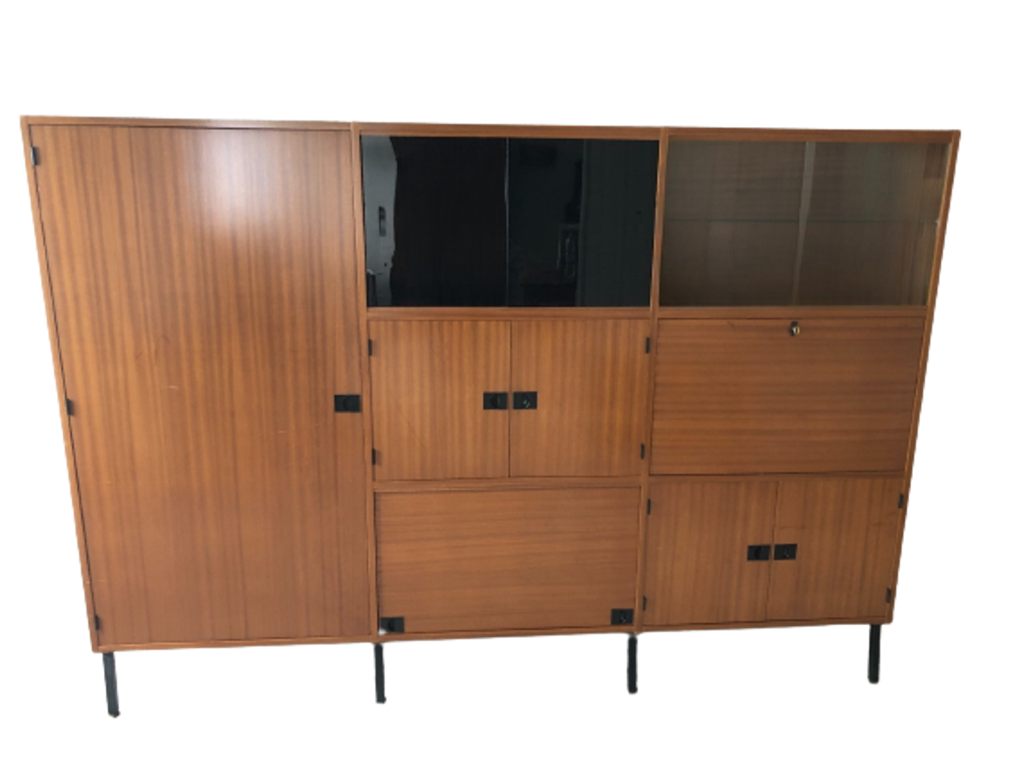 Armoire secrétaire teck rené de Jean-René Caillette