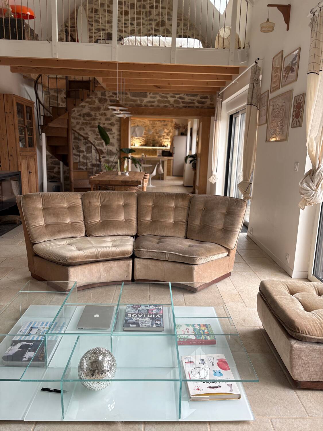 Modular armchair Roche Bobois 1970