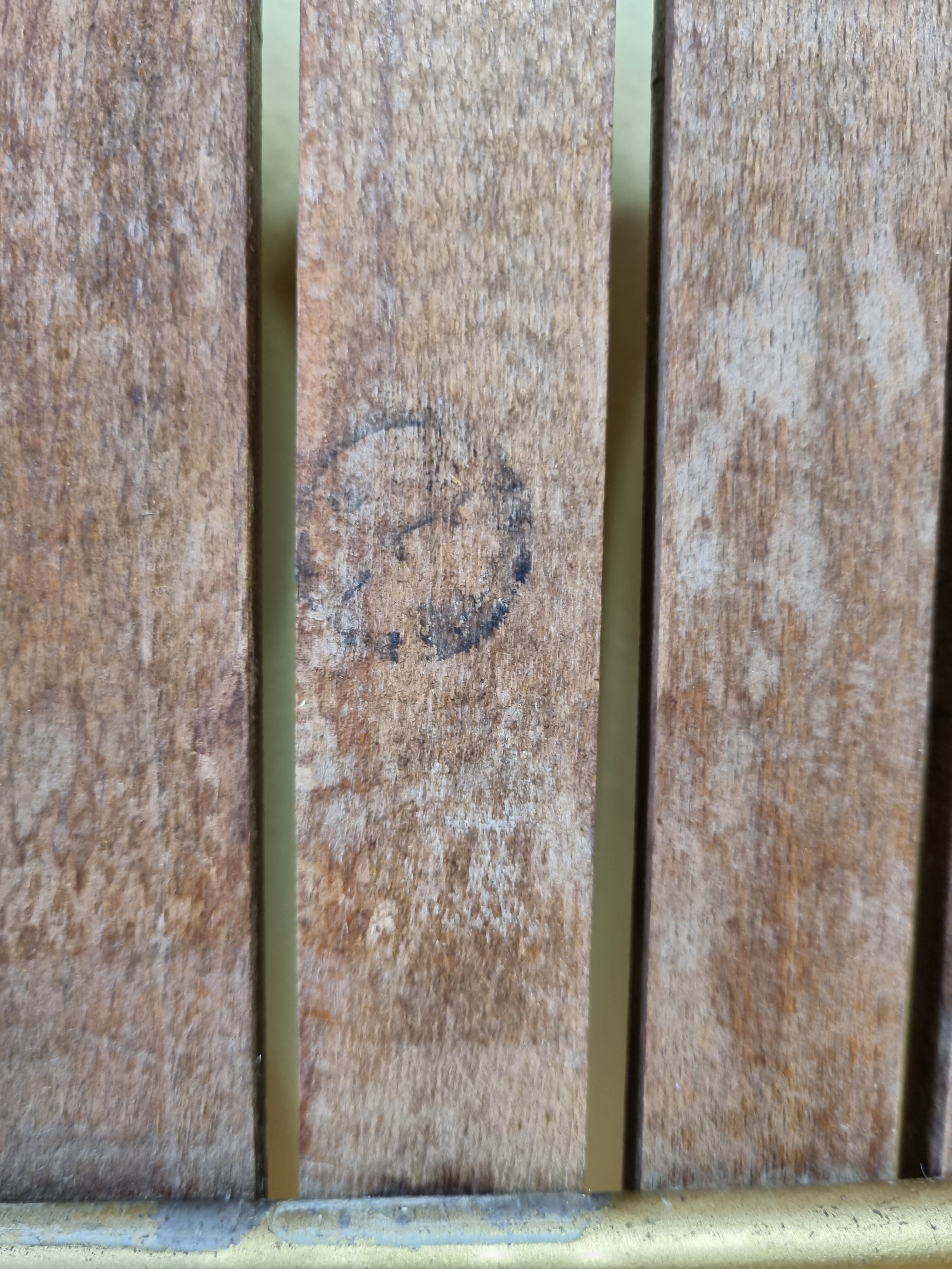 Pair of folding children's chairs, 60s-70s