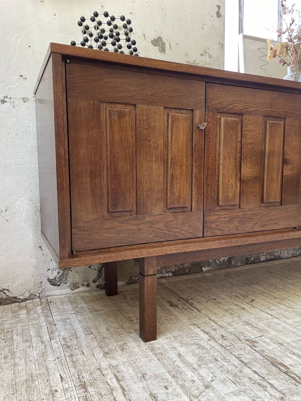 1950s modernist oak sideboard