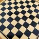 Reversible vintage wooden game board
