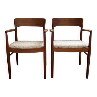 Armchairs by Henning Kjaernulf for KS Mobler, Denmark, 1960s, set of 2