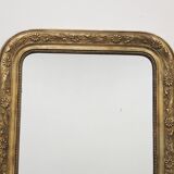 Miroir ancien trumeau doré Louis Philippe