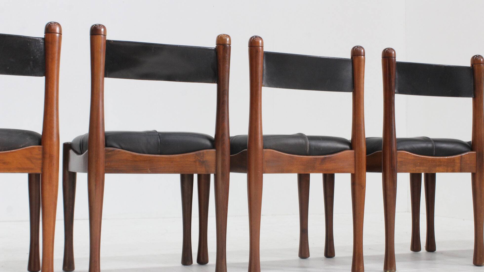 Chaises de salle à manger vintage Bernini par Silvio Coppola, ensemble de 6