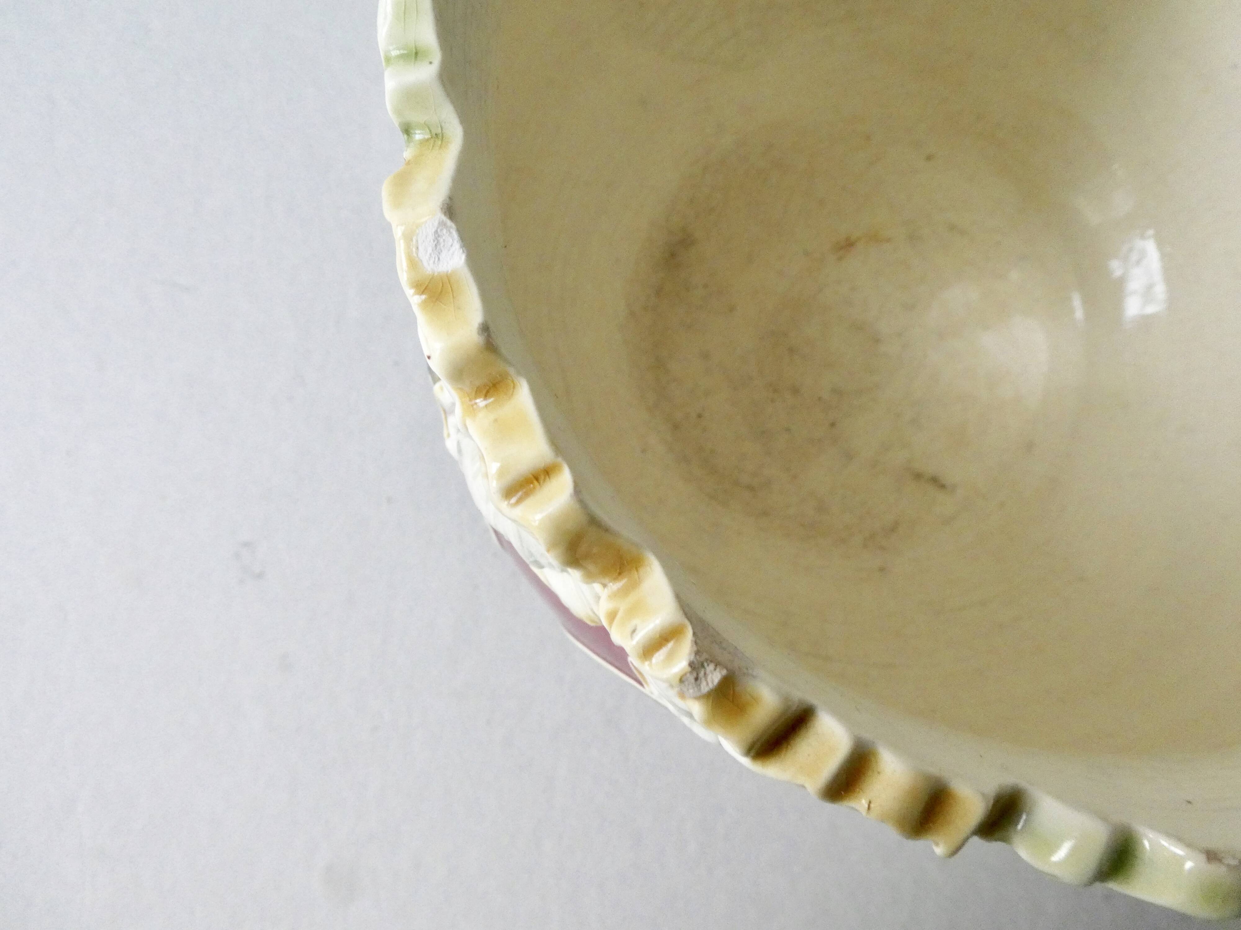 Dabbling pot cover, flower decoration, 1900