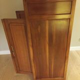 Small table and cherry wood sideboard.