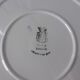 Vintage round plate from Gien model Jeannette 231110