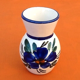 Ceramic vase with floral decoration