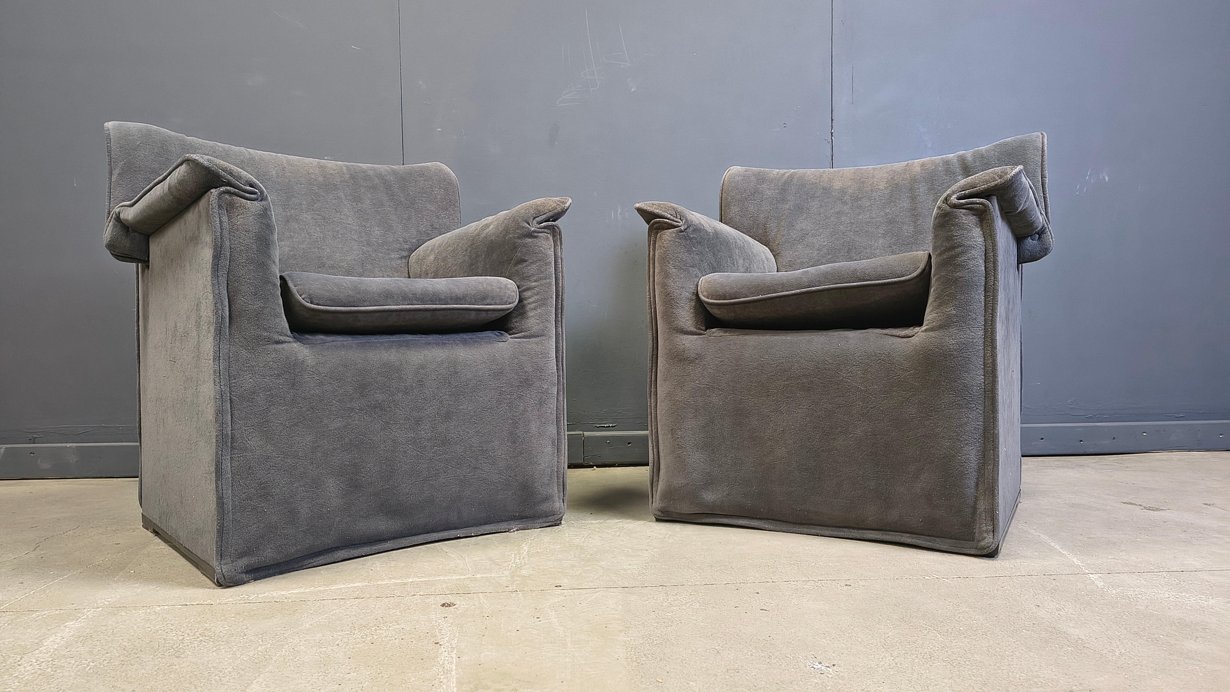 Lauriana armchairs by Afra and Tobia Scarpa for B&B Italia, 1970s