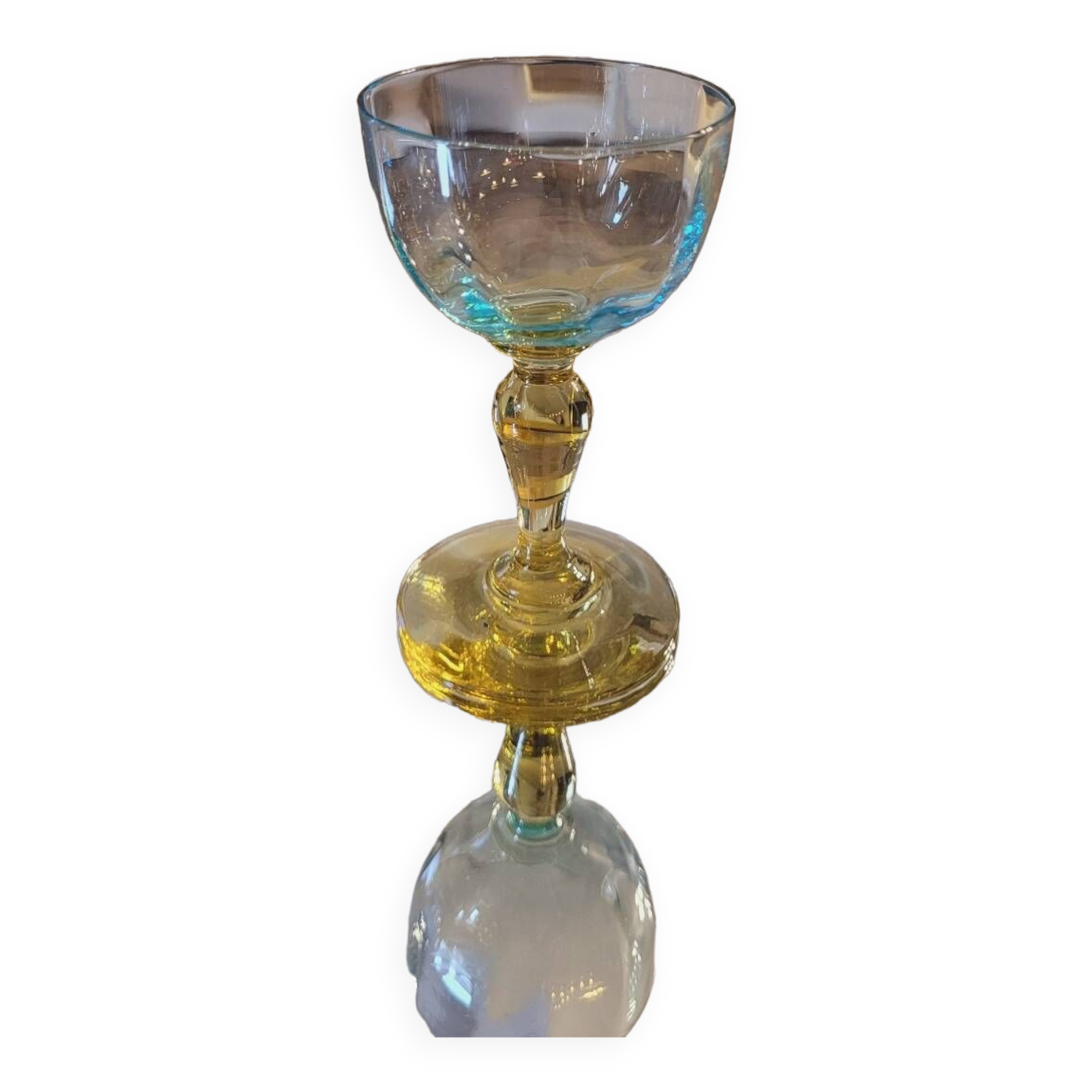 7 George Sand stemmed glasses