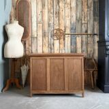 Oak half-minister's desk (renovated)