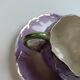 Tasse et soucoupe fleur KG Lunéville