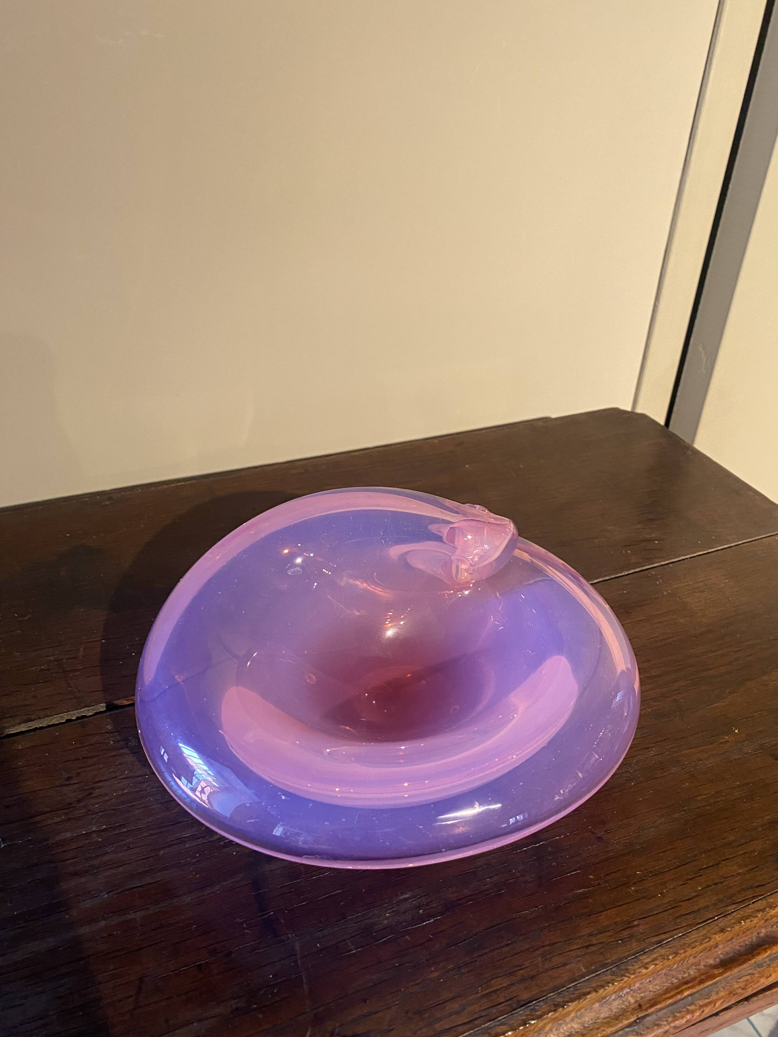 Murano cup in pink glass 1950