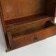 Art Deco Wooden Shaving Cabinet with Mirror, France 1930s