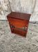 Antique Wooden Nightstand Side Table Folding Shelf Wine Magazine Rack