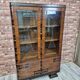 Art Deco Display Cabinet in Caucasian Walnut, Macassar Ebony and Oak, c. 19