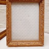 Gilded wood photo frame