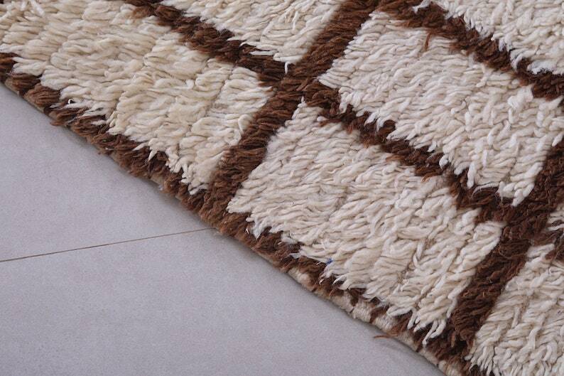 Moroccan checkered rug 150/250cm