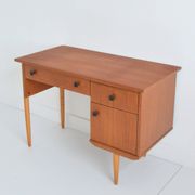 Scandinavian teak desk 1960 vintage
