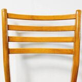 Mid-century Danish Design Dining Room Chairs set Black