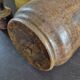 Large brutalist vase in Accolay enamelled stoneware signed Hubert GUY 1960s