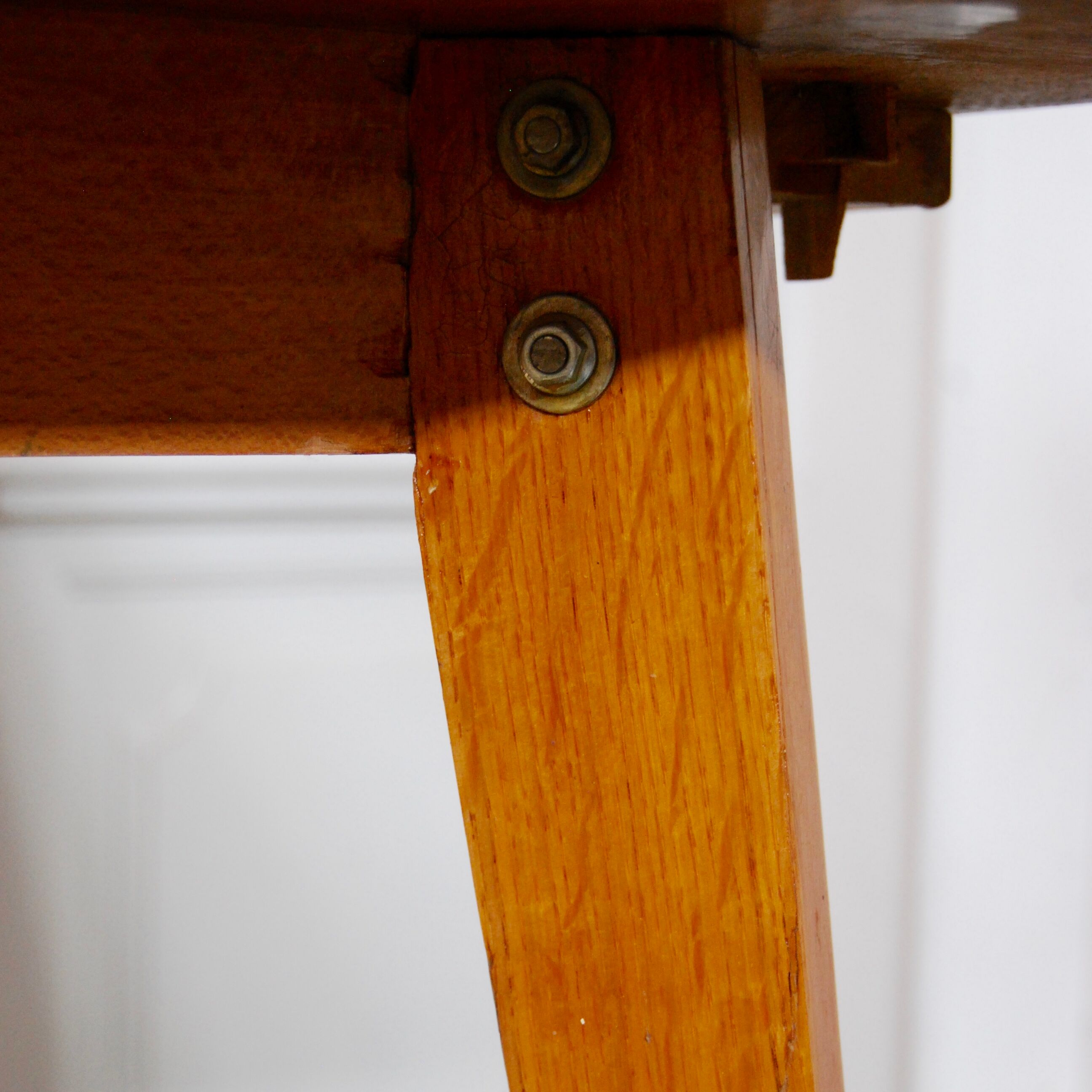 Scandinavian style wooden dining table