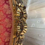 Salon corbeille en bois doré de style Louis XVi