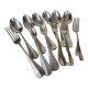 12 covers in silver metal 72gr