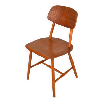 Vintage Teak Dining Chairs Model Paus 28t Axelsson For Ab Nässjö 1960s