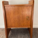 Vintage teak bedside table 60s-70s