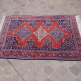 Tapis d'orient persan fait main senneh 165 X 113 cm