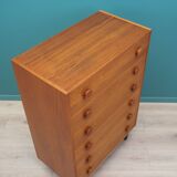 Commode danoise en teck, années 1960
