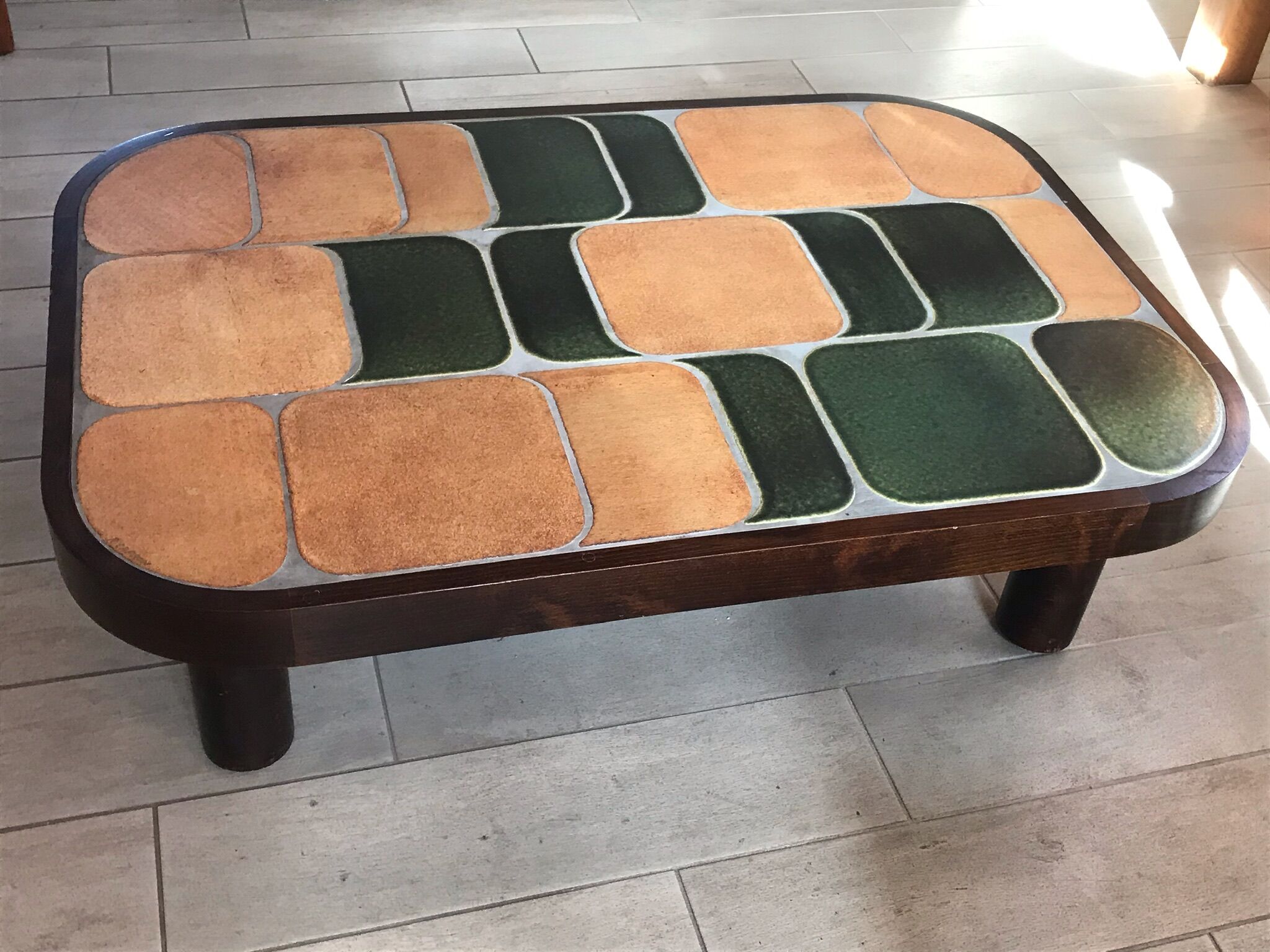 Ceramic table shogun Roger capron Annees 50 60: