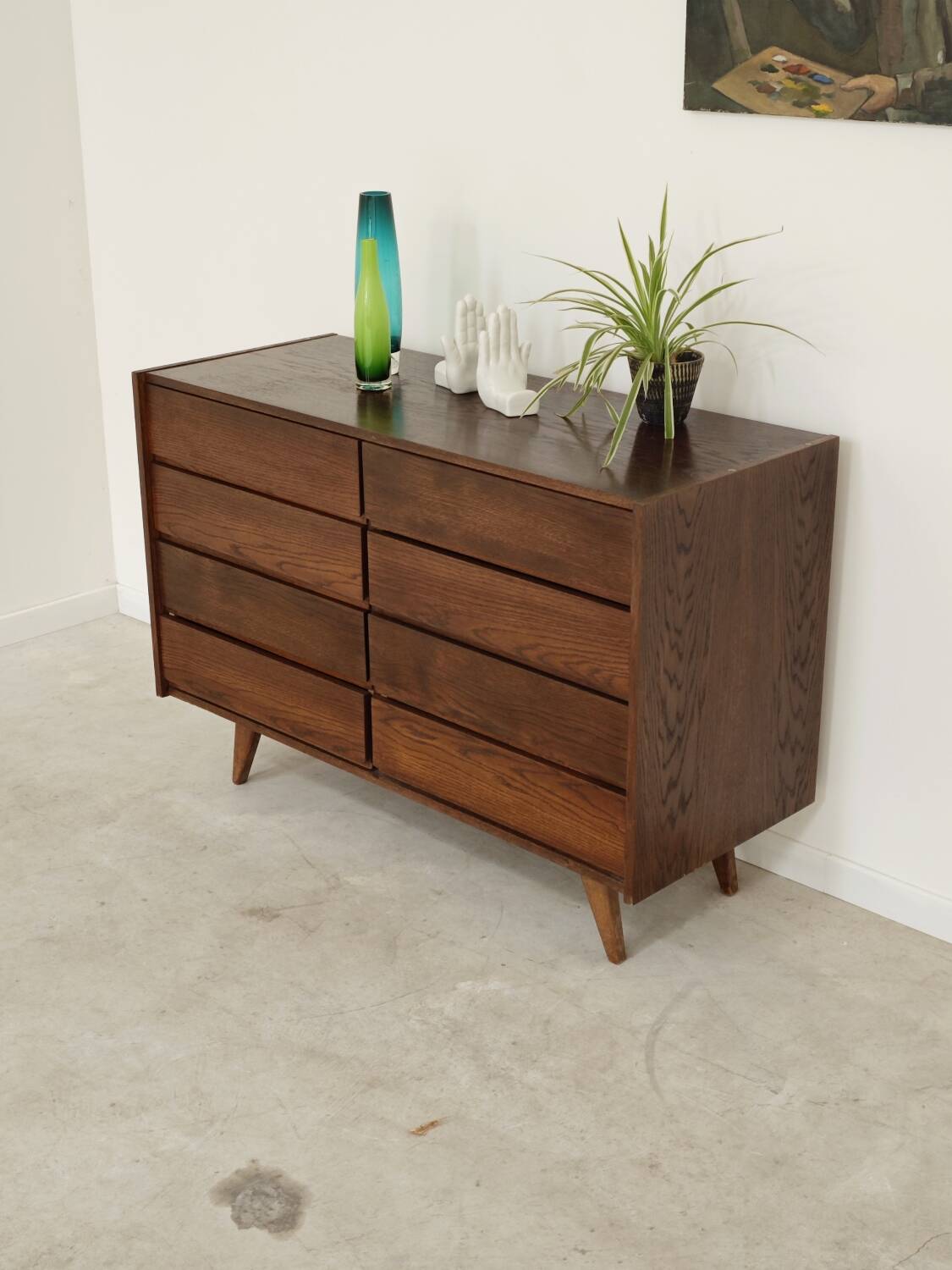 Commode / Buffet U 453 Dark Oak Jiri Jiroutek for Interior Prague 60s